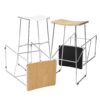Roskilde baarituoli musta, M&C design - Image 7