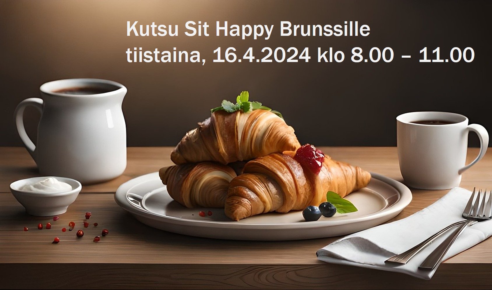 Kutsu Sit Happy brunssille Oulun Yrityskalustoon.
