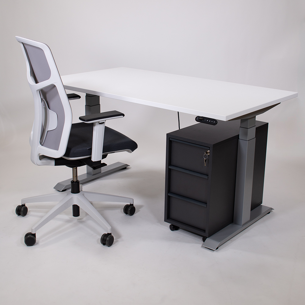 BF sähköpöytä, harmaa