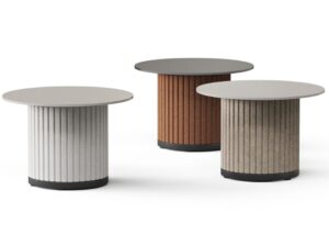 Tyylikkäät aulakalusteet, Parthos sohvapöytä ja muut sohvapöydät myy Oulun Yrityskalusto Oy.