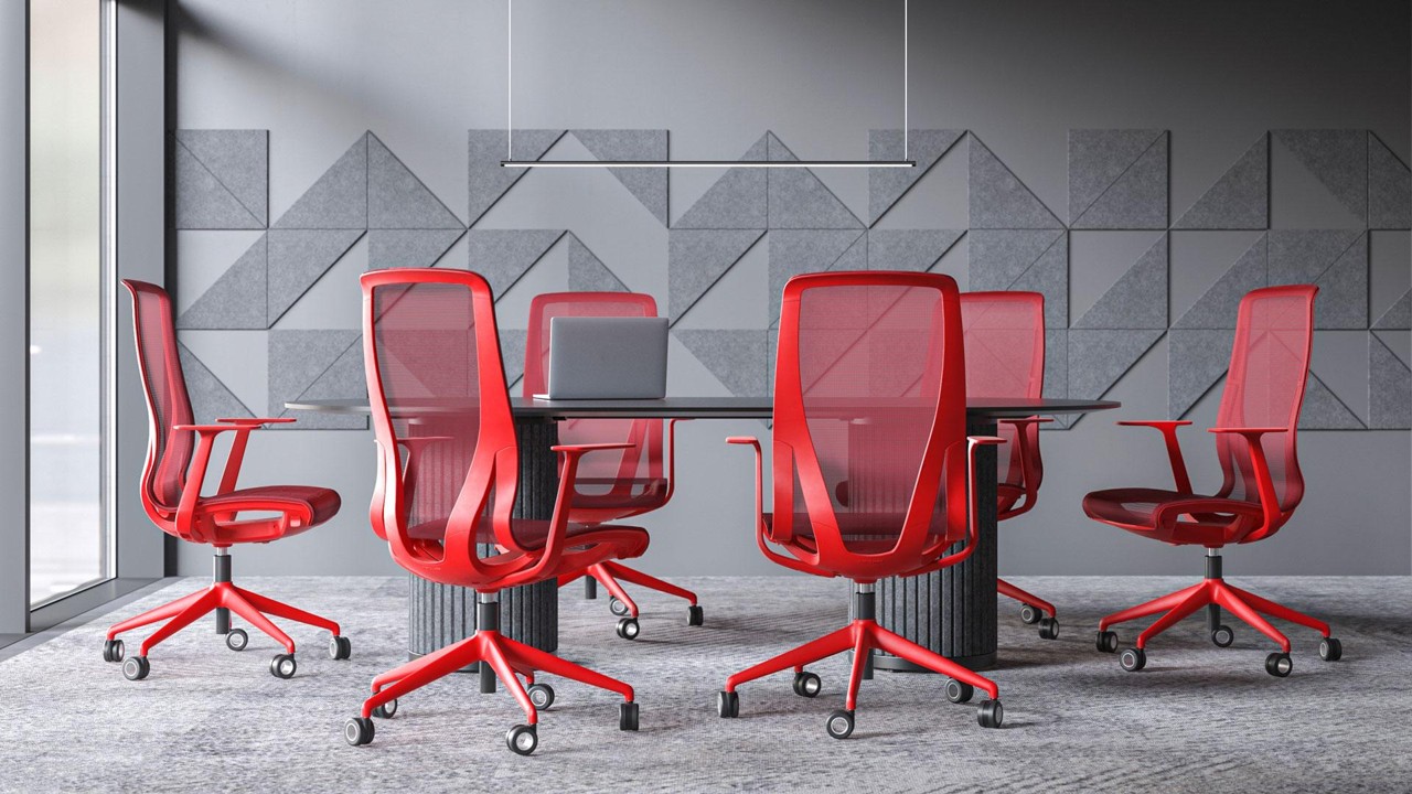 Neuvotteluhuoneen kalusteet, Parthos neuvottelupöytä ja muut neuvottelupöydän kalusteet myy Oulun Yrityskalusto Oy.