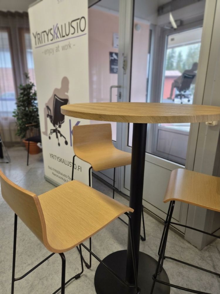 Baaripöytä ja Narbutas Moon baarituolit 3 kpl, malliryhmä - Image 2
