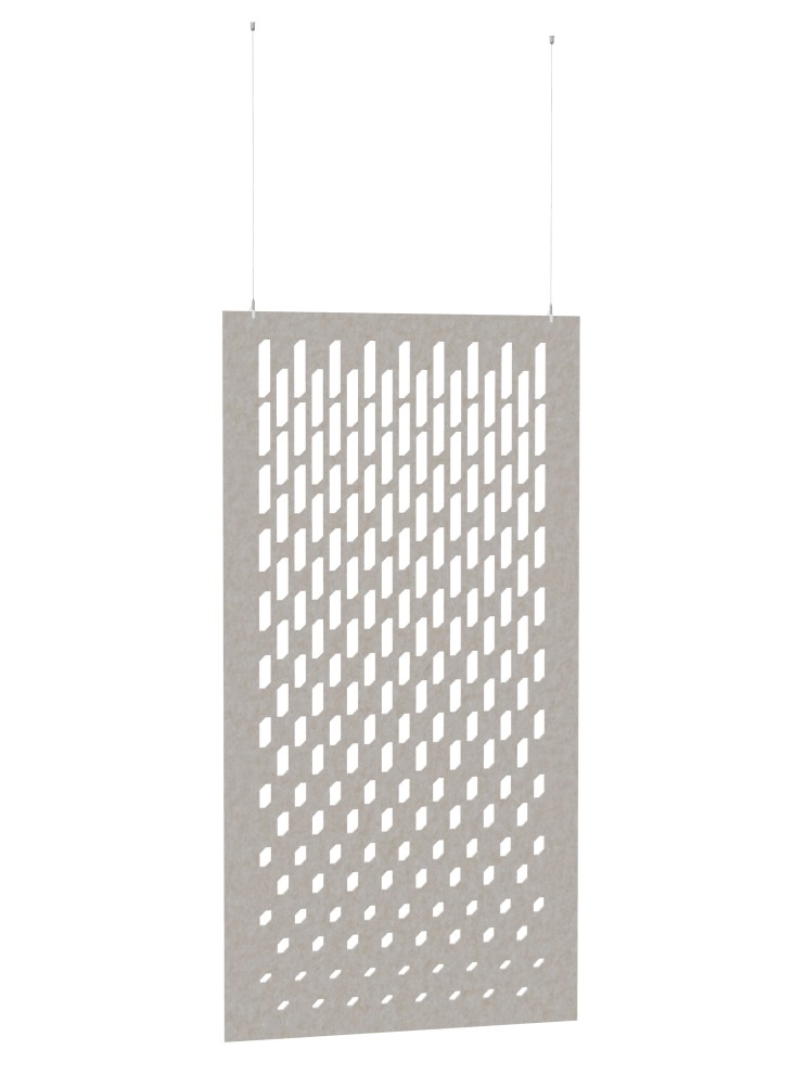 Akustinen tilanjakajapaneeli värissä beige toimistoympäristössä